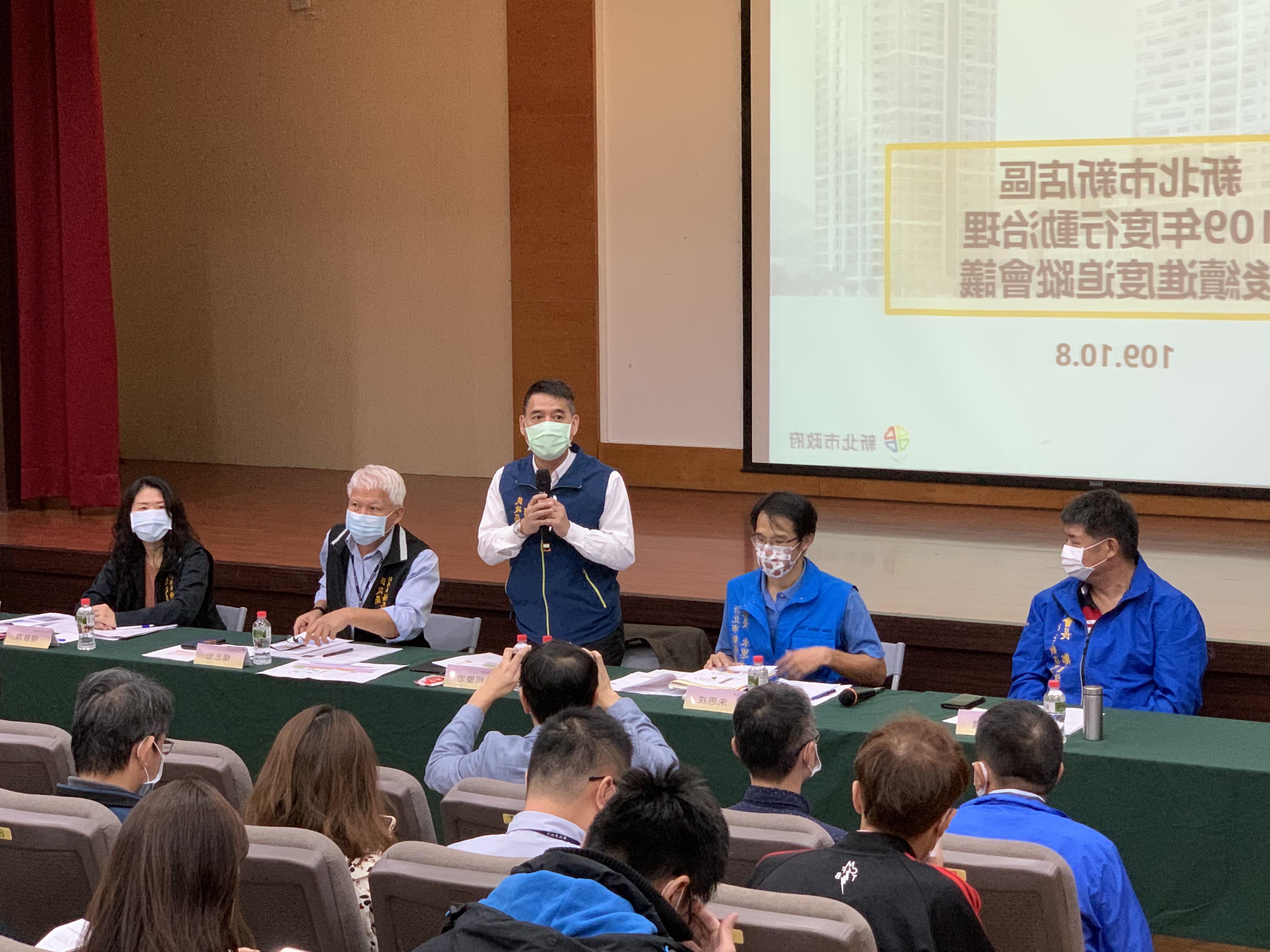 行動治理座談會民政局局長柯慶忠致詞