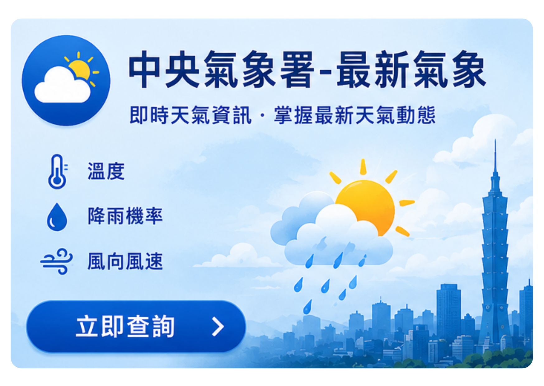 中央氣象署-最新氣象