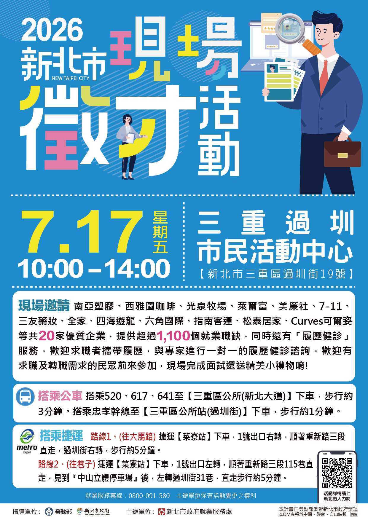 2026新北市現場徵才活動