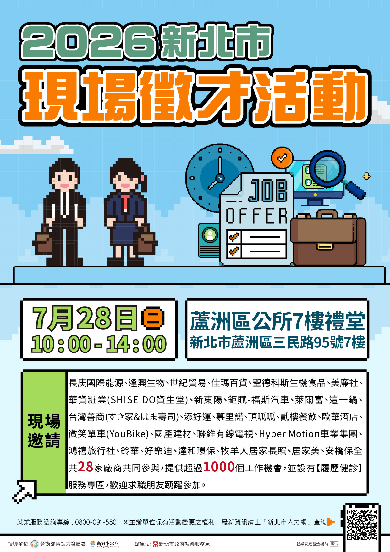 2026新北市現場徵才活動